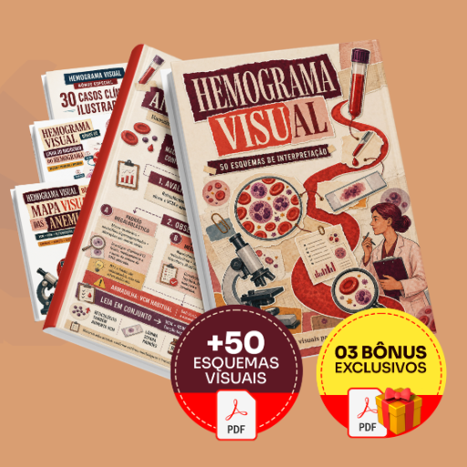 Hemograma Visual: 50 Esquemas de Interpretação - Completo