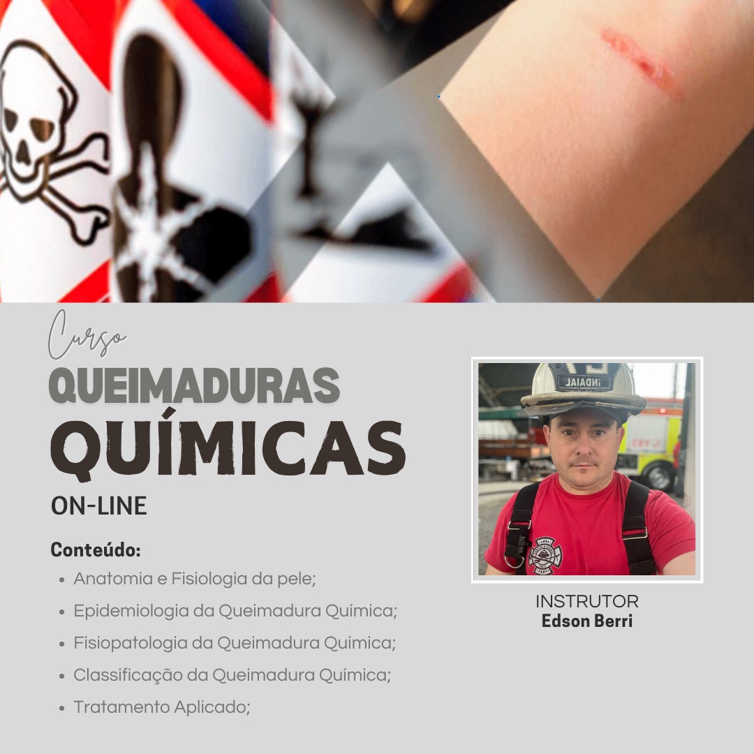 Queimaduras Químicas: Prevenção, Classificação e Tratamento - Curso Online