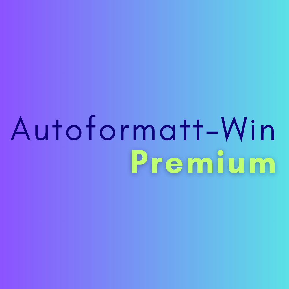 Autoformatt-Win Premium 97