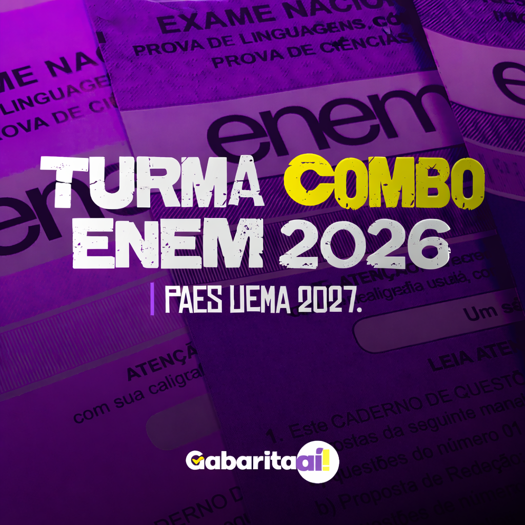 TURMA COMBO | ENEM 2026 - PAES UEMA 2027 | JANEIRO