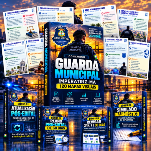 120 Mapas Mentais - Guarda Municipal de Imperatriz-MA