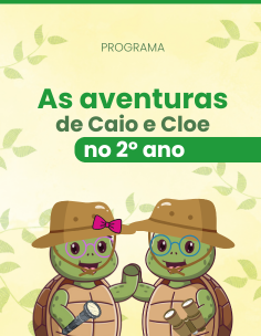 Programa As aventuras de Caio e Cloe no 2º ano