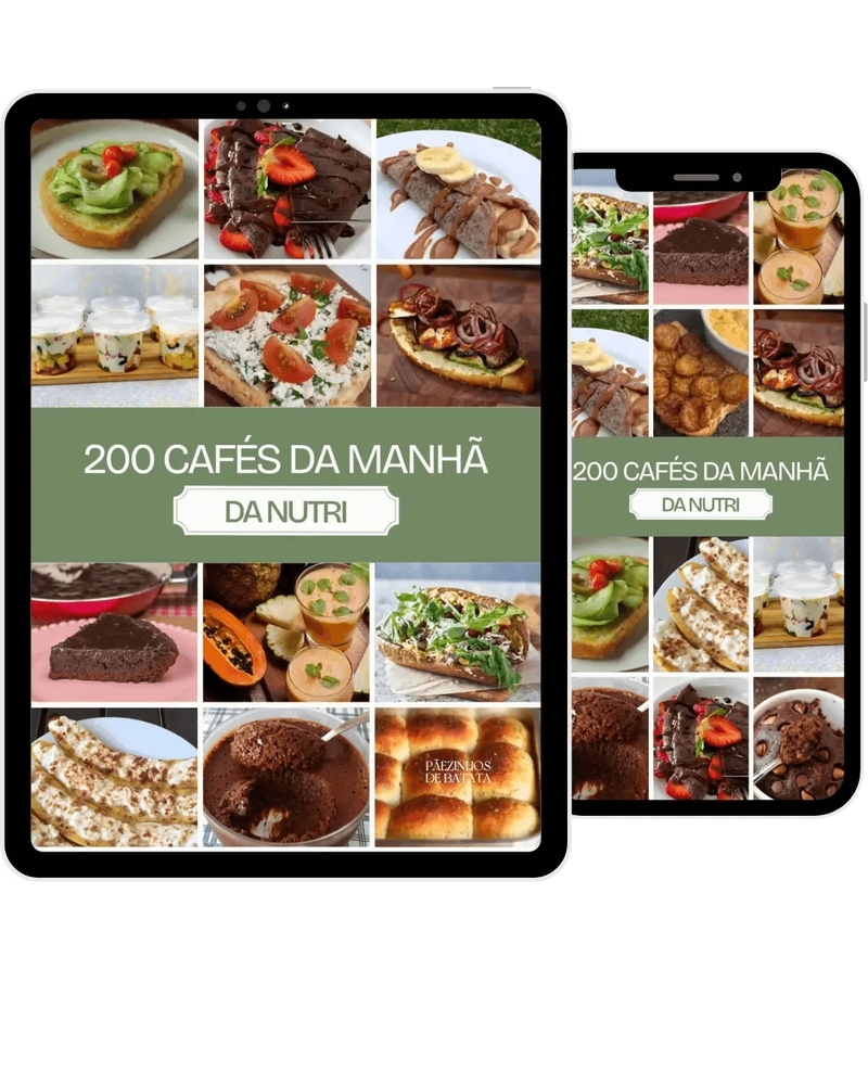 CAFÉ DA MANHÃ DE NUTRI | 200 Receitas com Sabor
