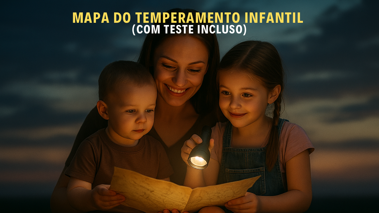 Teste de temperamento + Mapa do temperamento Infantil