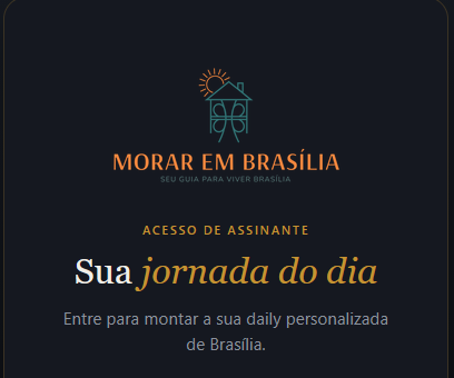 Sua Jornda do Dia em Brasília