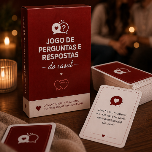 Jogo de perguntas e respostas do casal