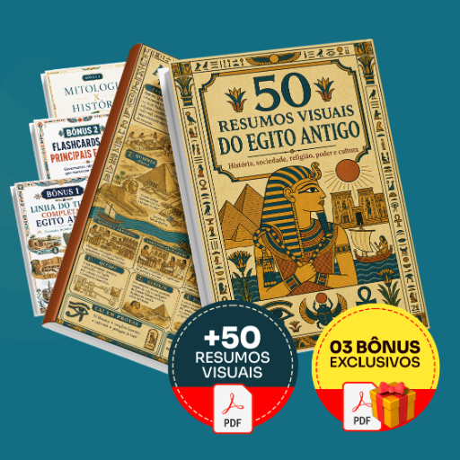  50 Resumos Visuais do Egito Antigo - Completo