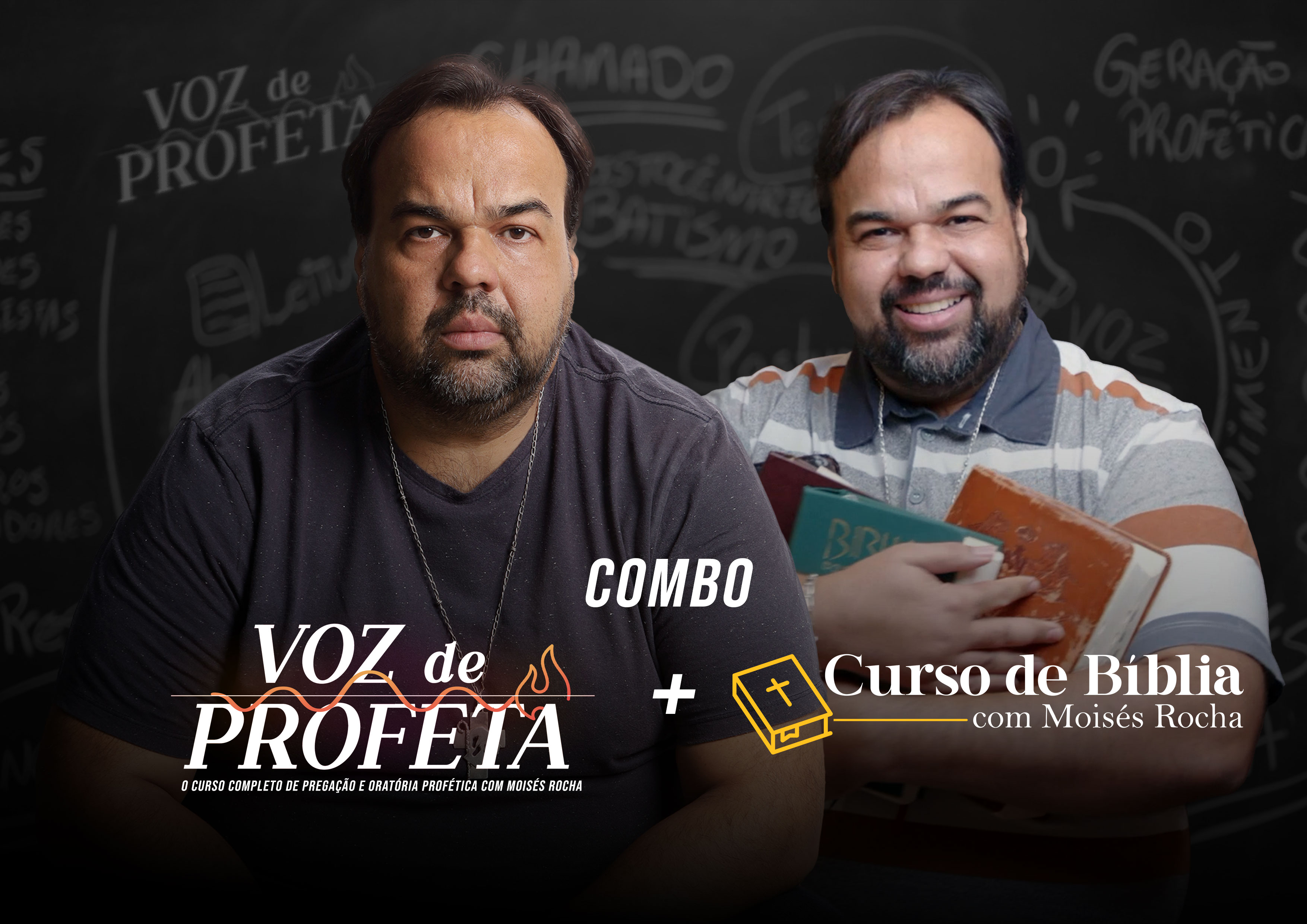 Combo: Voz de Profeta + Curso de Bíblia com Moisés Rocha