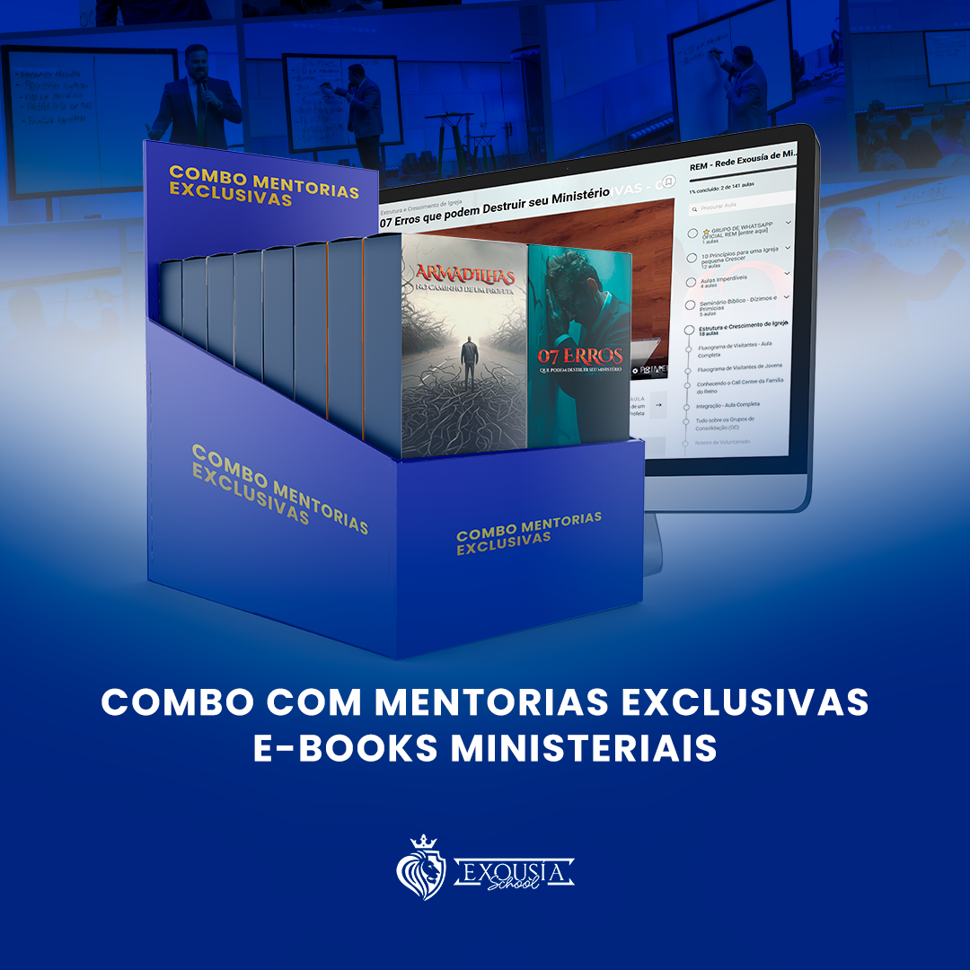 Combo com Mentorias EXCLUSIVAS para Pastores