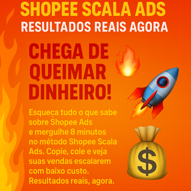 Shopee Scala Ads - Resultados Reais Agora