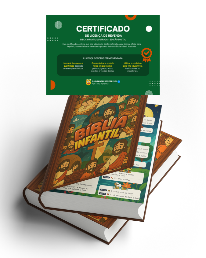 Bíblia Infantil BobbieGoods - LICENÇA COMERCIAL