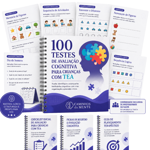 100 Testes de Estimulação Cognitiva para Crianças com TEA