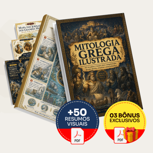 50 Resumos Ilustrados da Mitologia Grega - Plano Completo