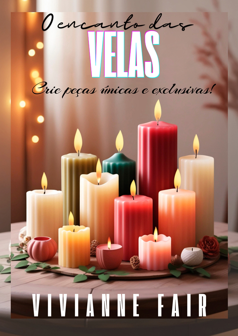 O encanto das velas - Crie peças únicas e exclusivas! 