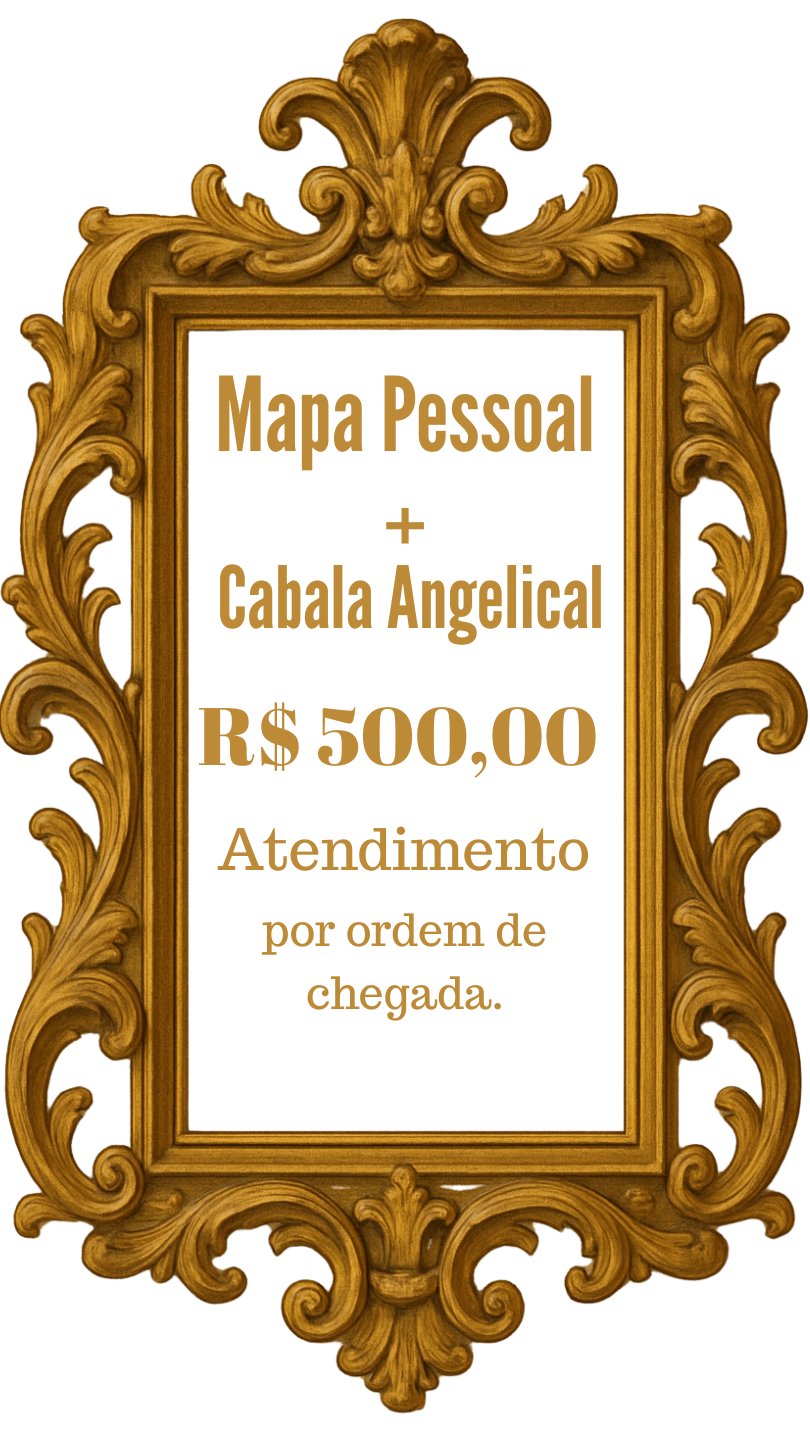 Mapa pessoal + Cabala Angelical