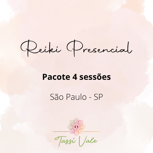 Pacote 4 Sessões - Reiki Presencial em São Paulo - SP