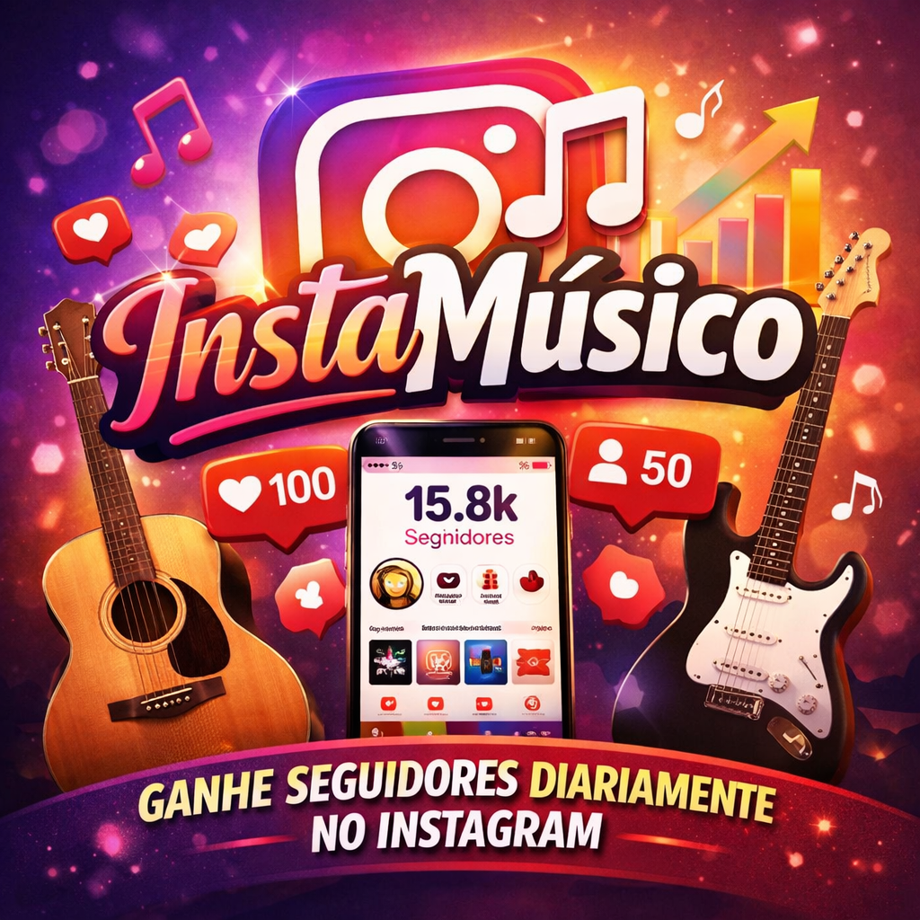 InstaMúsico - Ganhe seguidores diariamente R$67