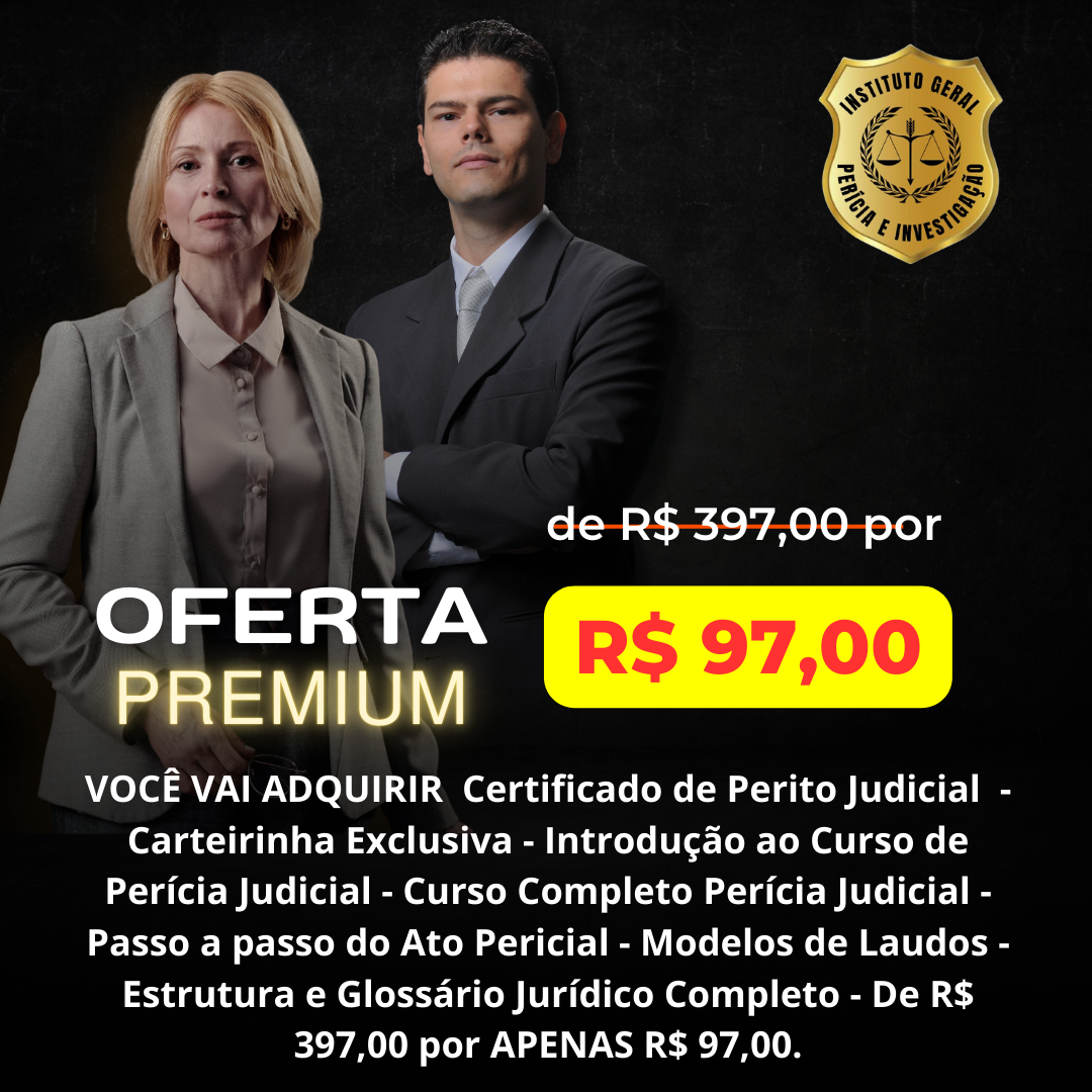 Perícia Judicial Oferta PREMIUM