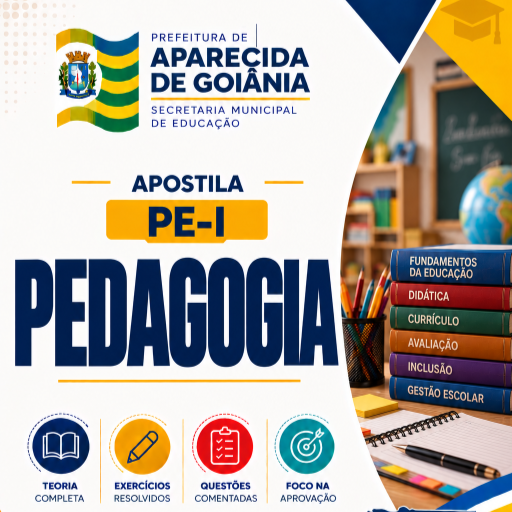 Apostila Completa SME Aparecida de Goiânia 2026 para Profissional da Educação I — Pedagogia