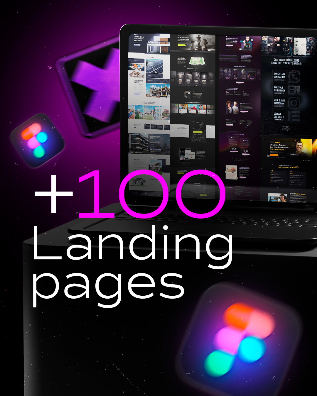 + 100 Landing Pages