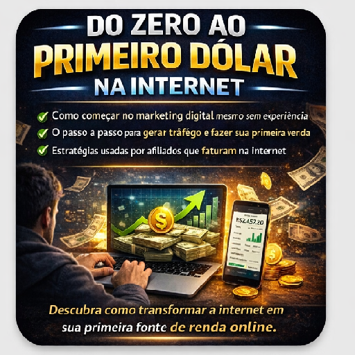 Do zero ao primeiro dolar na internet