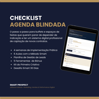 Checklist Agenda Blindada | Oferta Especial
