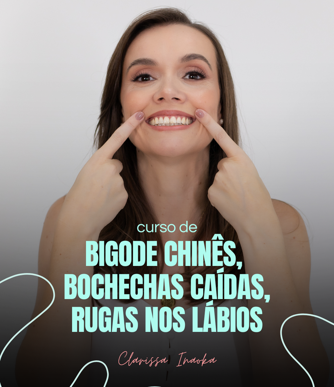 Curso de Bigode Chinês, Bochechas Caídas, Rugas nos Lábios