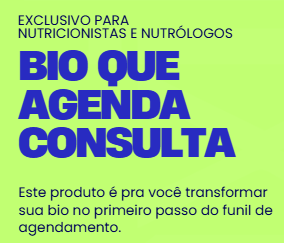 Construa uma BIO que agenda consulta