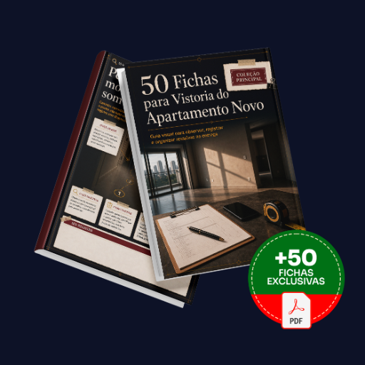 50 Fichas para Vistoria do Apartamento Novo - Básico