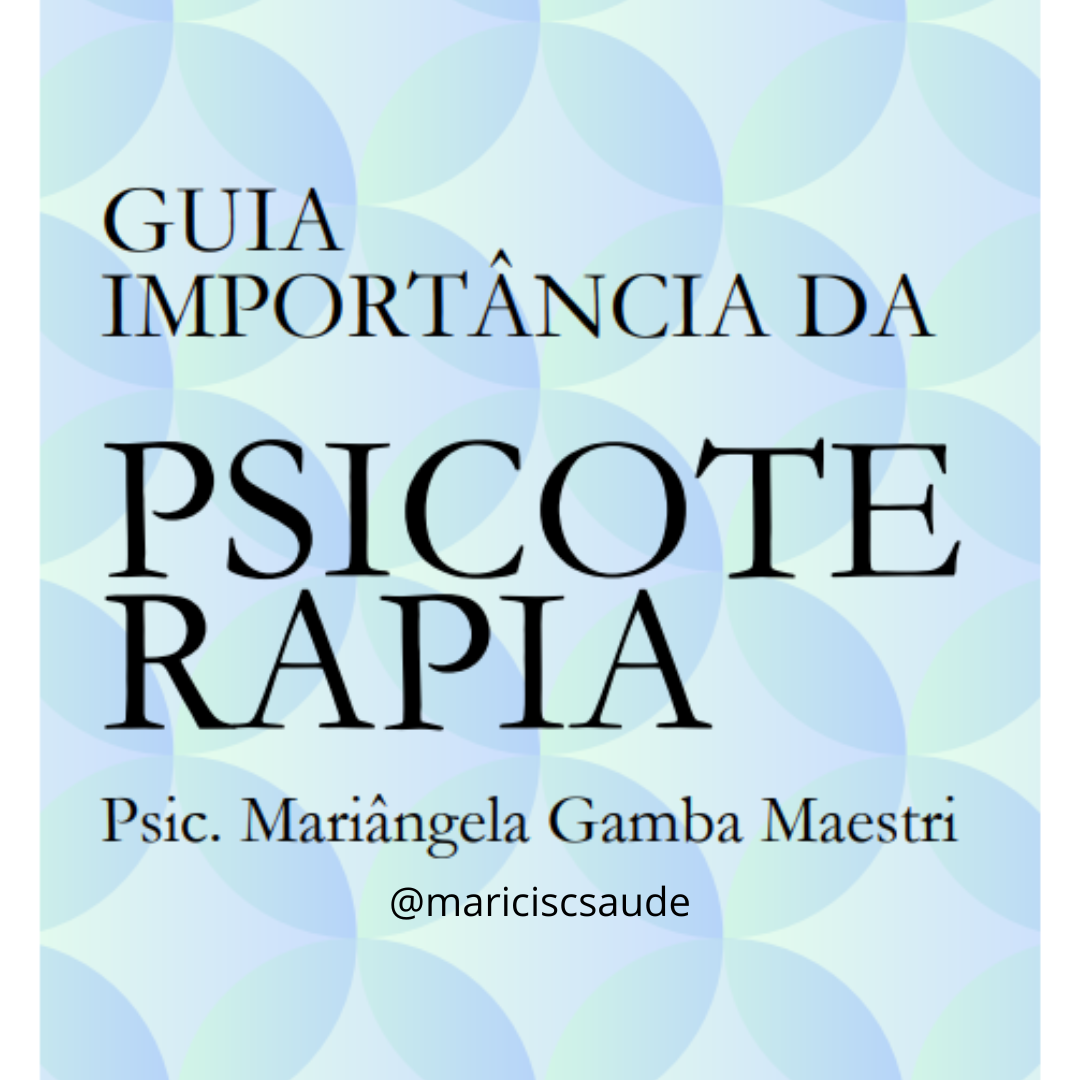 Importância da Psicoterapia