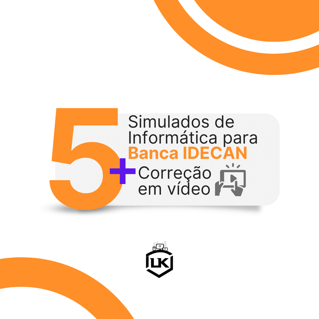 Combo de Simulados IDECAN + Correção em vídeo