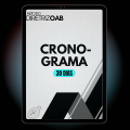 CRONOGRAMA 30 DIAS PARA A OAB - DIRETRIZ OAB