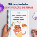 Kit de Atividades Identificação de Rimas