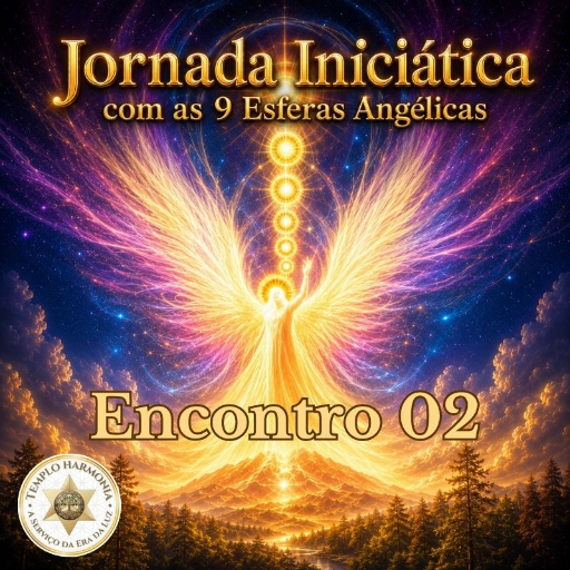 Jornada Iniciática com as 9 Esferas Angélicas - Encontro 02 - Participação Ao Vivo + Gravação (3 meses de Acesso)