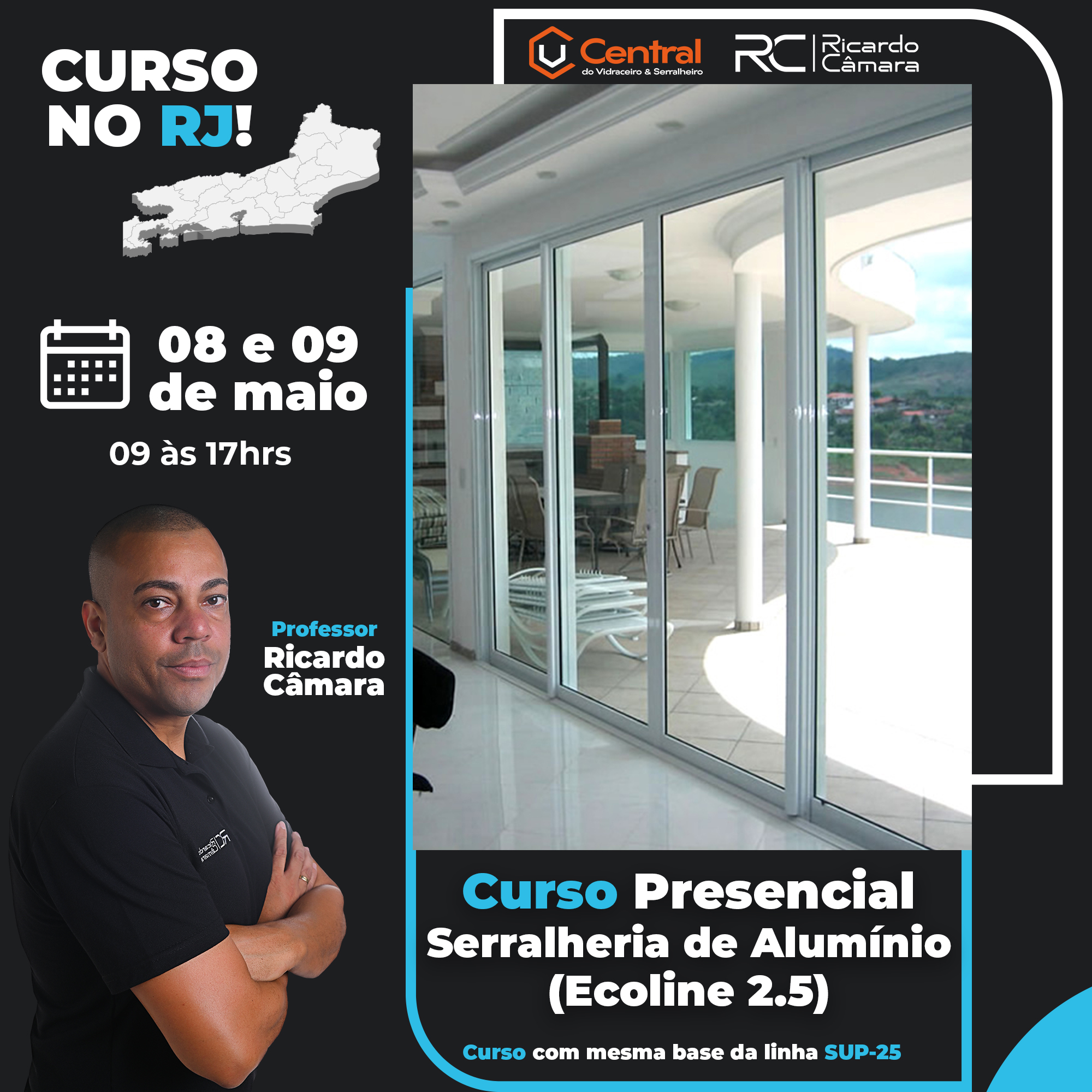 Curso de Serralheria de Alumínio Presencial