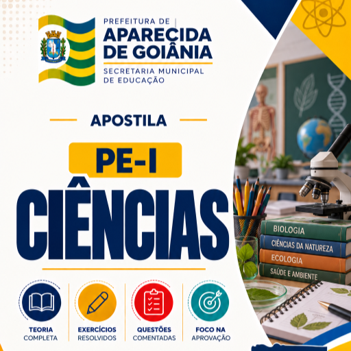 Apostila Completa SME Aparecida de Goiânia 2026 para Profissional da Educação I — Ciências
