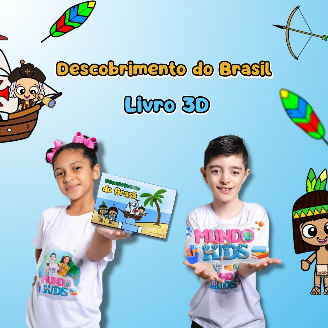Livro 3D: O Descobrimento do Brasil