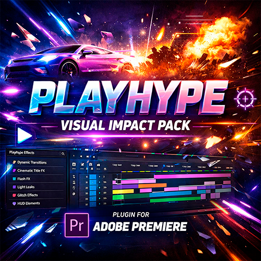 Playhype Visual Impact Pack – Plugins Profissionais para Premiere