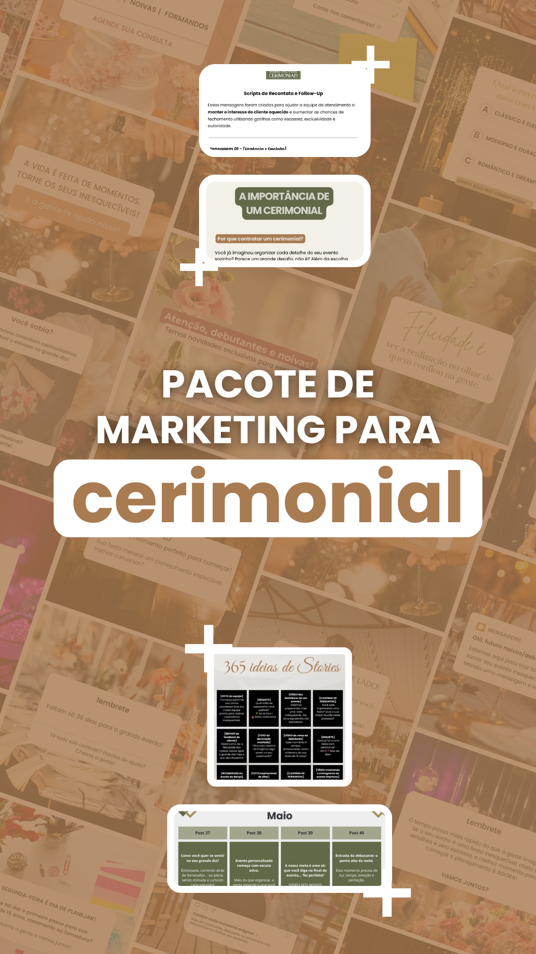 MARKETING PARA CERIMONIAIS - Pacote de 