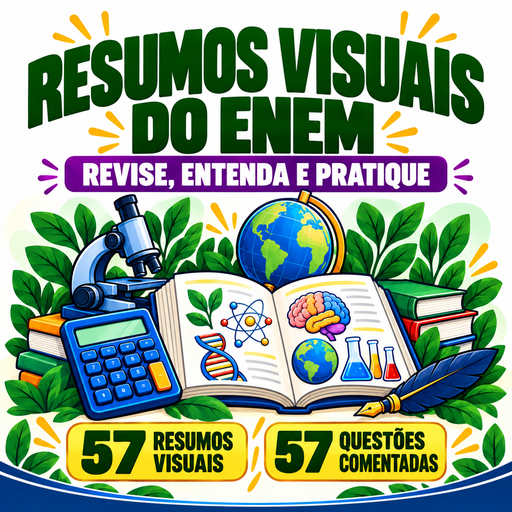 Revisão Visual ENEM — 57 Resumos e Questões Comentadas 
