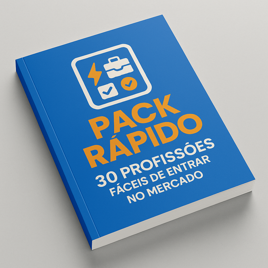 Pack rápido 30 profissões fáceis de entrar no mercado