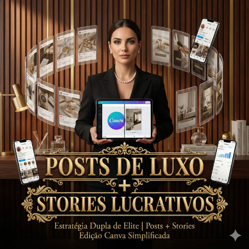 Super oferta Posts de Luxo + Stories Lucrativos