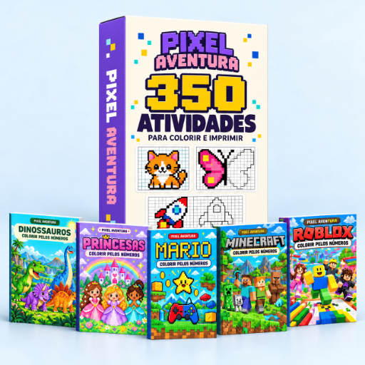 Kit Completo - 500 Atividades para Colorir