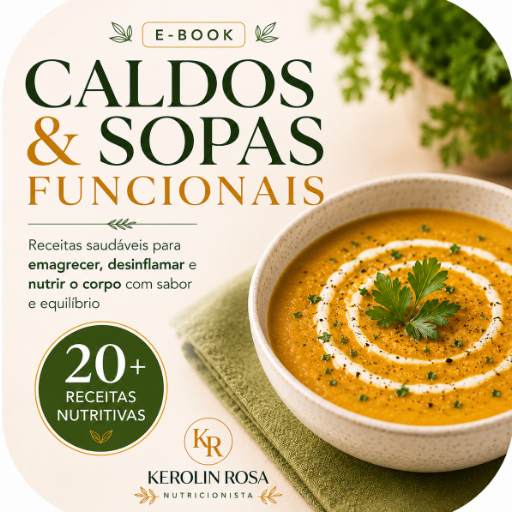 Sopas & Caldos Funcionais - Dra Kerolin Rosa