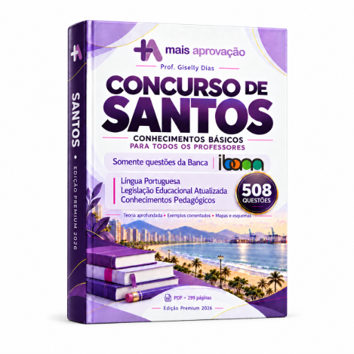 Apostila Núcleo Comum da Educação – Santos 2026 – Banca IBAM