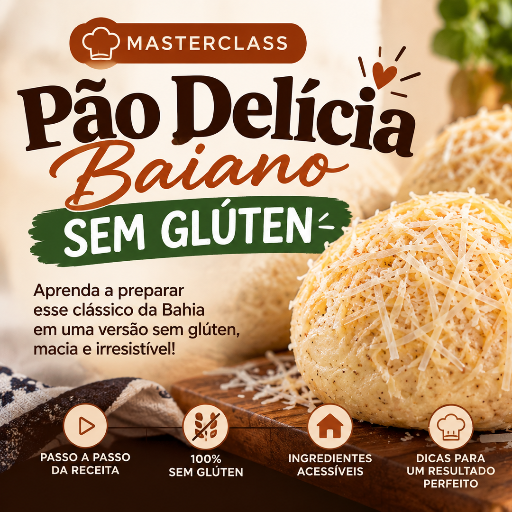 Aula Pão Delícia Sem Glúten